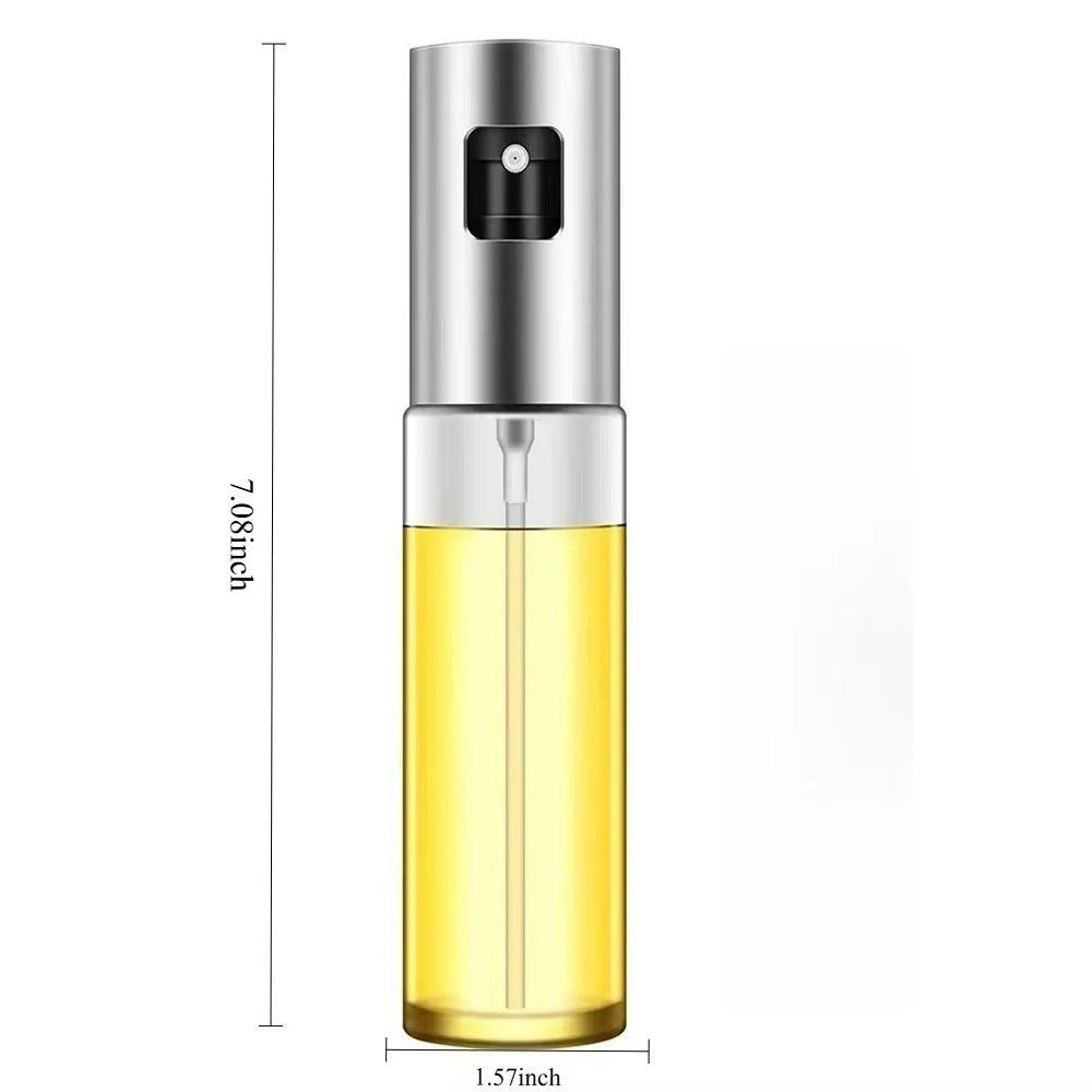 Rociador de Aceite en Vidrio para Cocina | Spray Práctico para Air Fryer y Ensaladas
