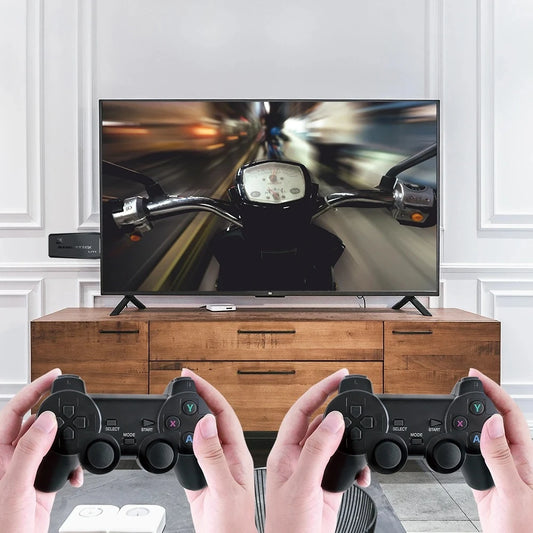Consola Retro Game Stick 4K HDMI con 2 Controles Inalámbricos para TV