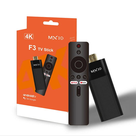 TV Stick Android 4K Quad Core con WiFi 2.4G/5G – Convierte tu Televisor en Smart TV