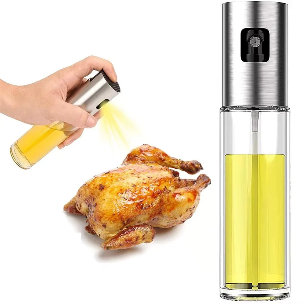 Rociador de Aceite en Vidrio para Cocina | Spray Práctico para Air Fryer y Ensaladas