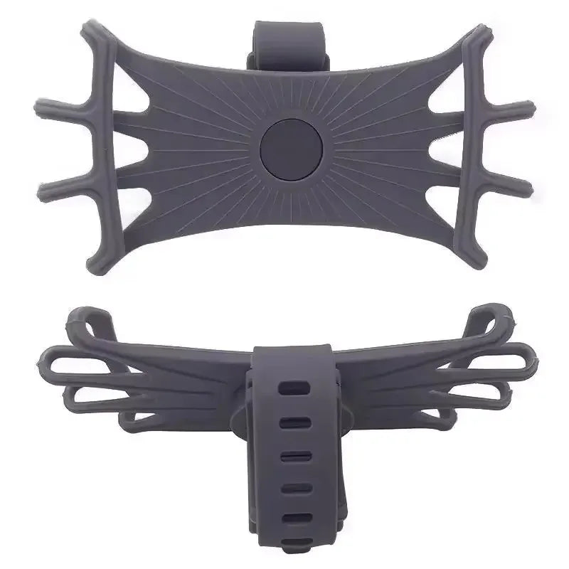 Soporte de Celular para Bicicleta y Moto – Silicona Flexible con Rotación 360° | Universal
