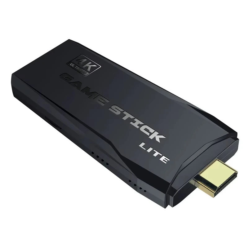 Consola Retro Game Stick 4K HDMI con 2 Controles Inalámbricos para TV